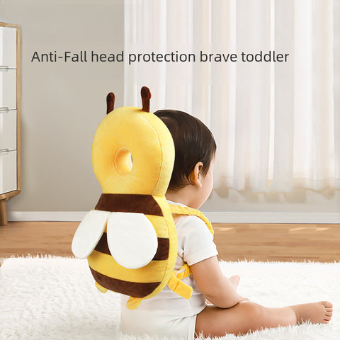 Baby Anti-fall Pillow Pillow Baby's Head Protection Anti-fall Cap Cartoon Children's Toddler Pillow Anti-collision Artifact Breathable Protective Pad