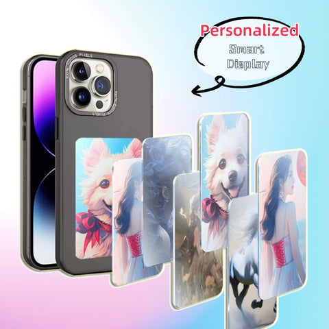 creen Projection Personalized Phone E-ink Screen Phone Case Unlimited SCover Battery Free New Designer Luxury Phone Case